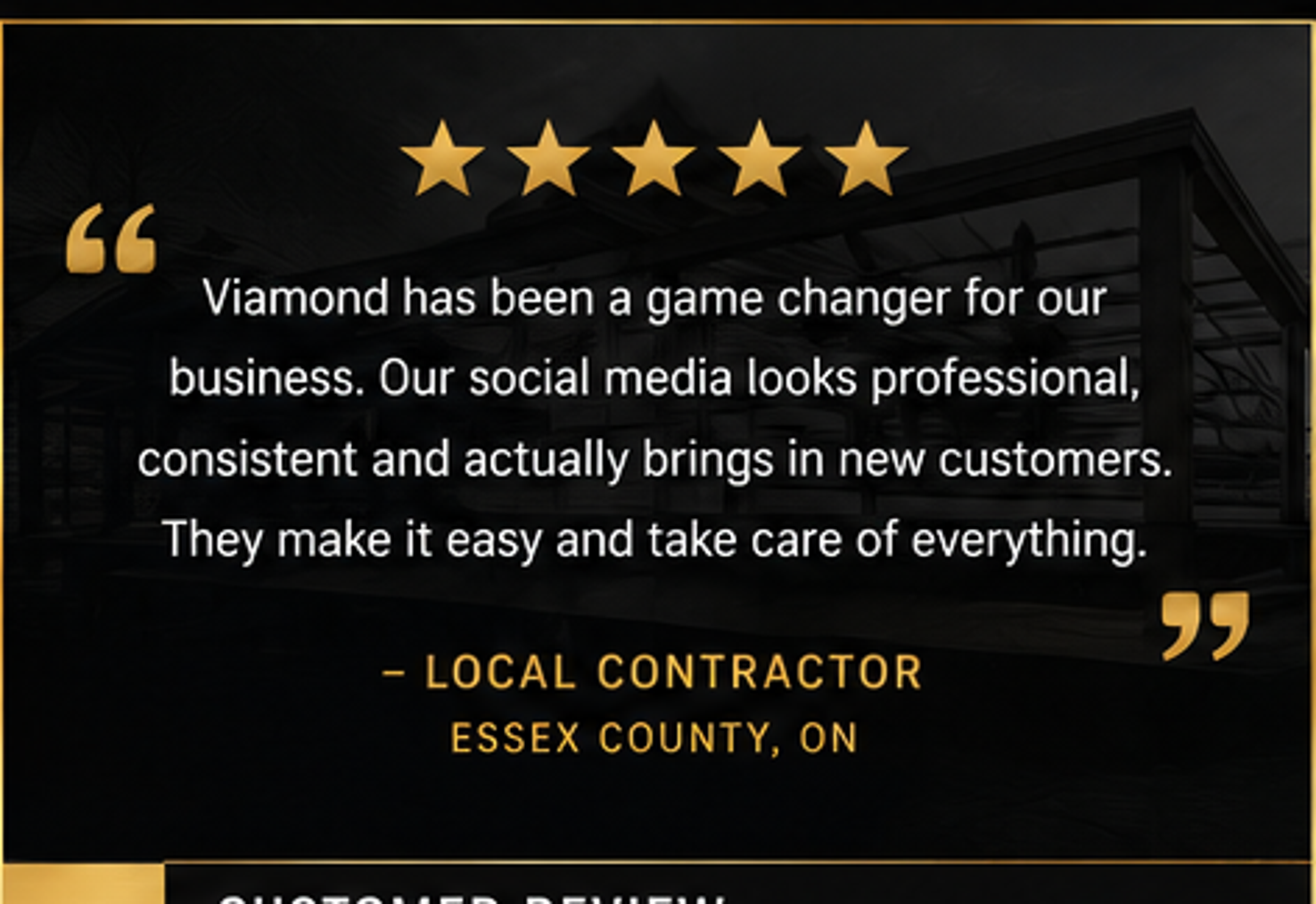 Customer Review / Testimonial